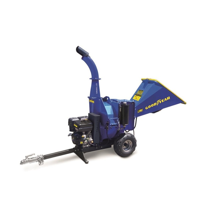 Biotrituradora de gasolina hidráulica 4100 W