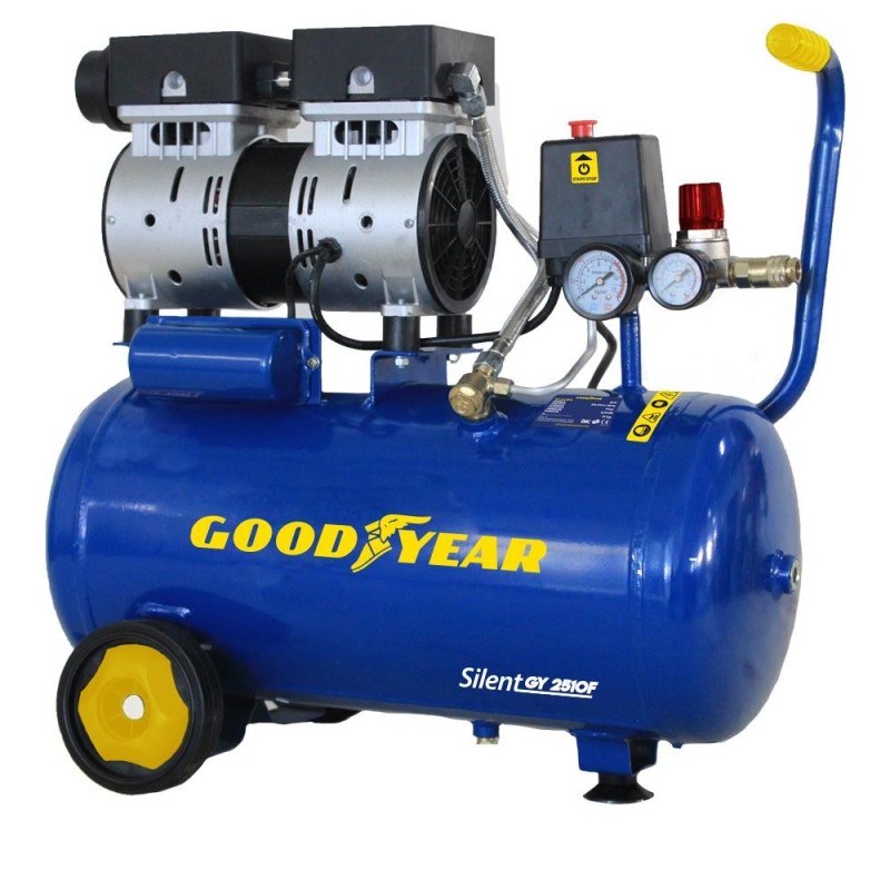 Compresor silencioso Goodyear GY251OF 24l