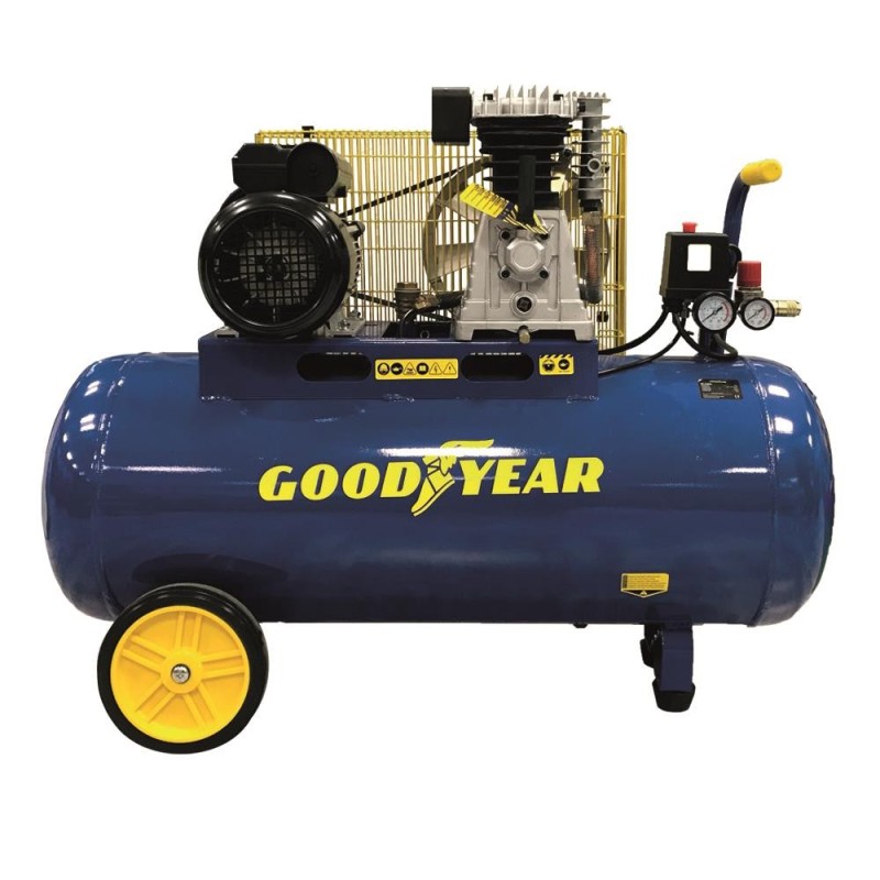 Compresor de aire con correas Goodyear GY3100B 3HP 100l