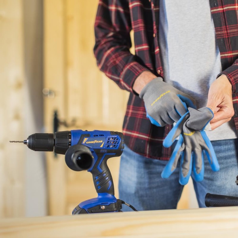 Taladro 20V con Batería de Litio + Cargador - Goodyear GY4520LD