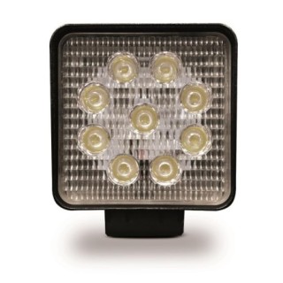 Faro de Trabajo Cuadrado 60º con 9 Leds 80V - Goodyear GY509WLS
