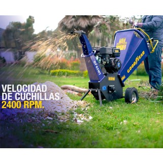 Biotrituradora de Ramas 6.5CV, Se envía montada y lista para usar - Goodyear GY14365 Biotrituradora de Ramas 6.5CV, Se envía montada y lista para usar - Goodyear GY14365