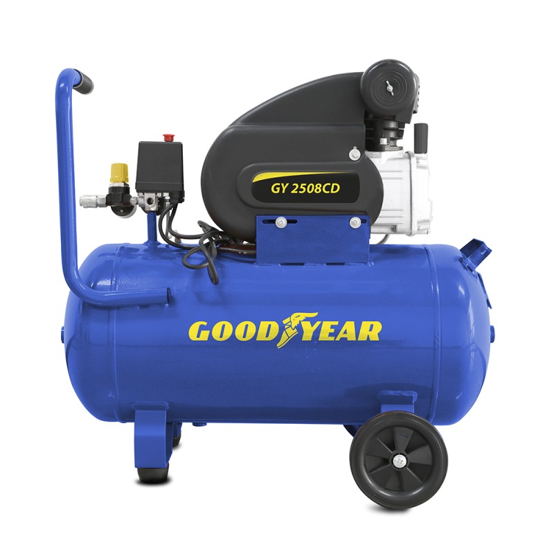 Compresor de Aire 50L 2Hp 230V 50Hz - Goodyear GY2508CD