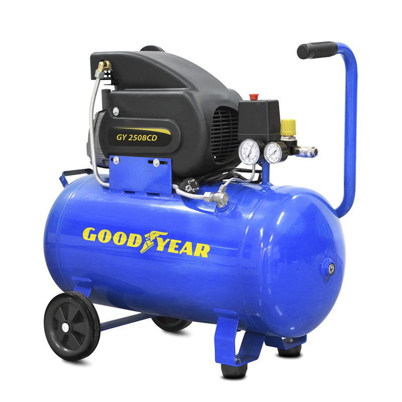 Compresor de Aire 50L 2Hp 230V 50Hz - Goodyear GY2508CD