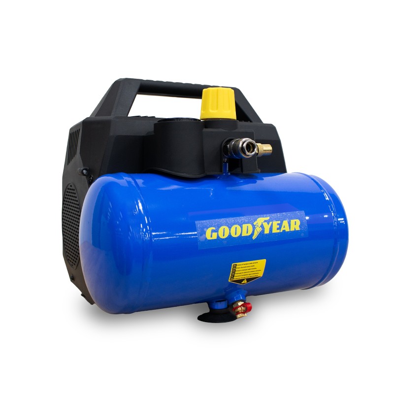 Compresor de 6L Sin Aceite 1.5Hp 230V 50Hz - Goodyear GY116CP