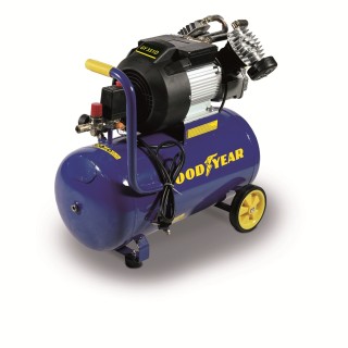 Compresor Eléctrico 3Hp 50L 8 bares 220V 50Hz con KIT 5 accesorios - Goodyear GY0039PK