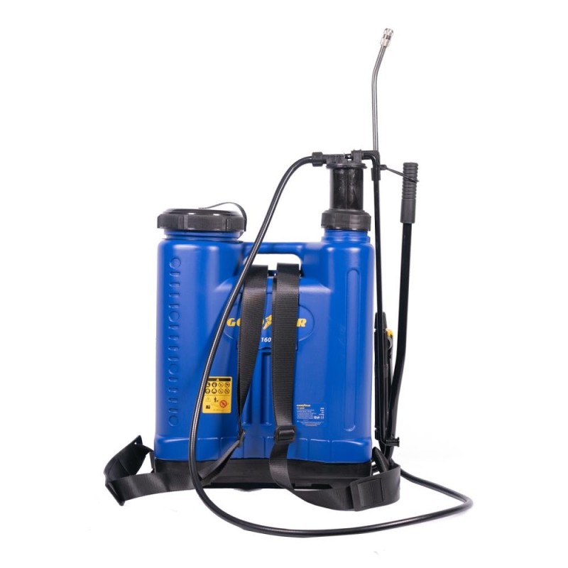 Pulverizador Mochila Goodyear GY1602SP de presión retenida con lanza de metal