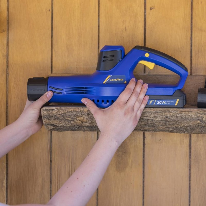 Soplador 20V con Batería de Litio 2.0Ah + Cargador Nema - Goodyear GY1520LB