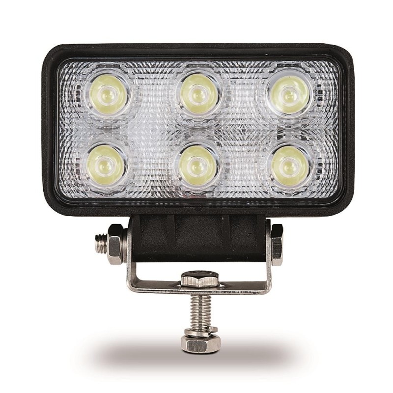 Faro De Trabajo Goodyear Gy 706Wl Rectangular 6 Leds Alta Intensidad 18W 10-30V 1200 Lm