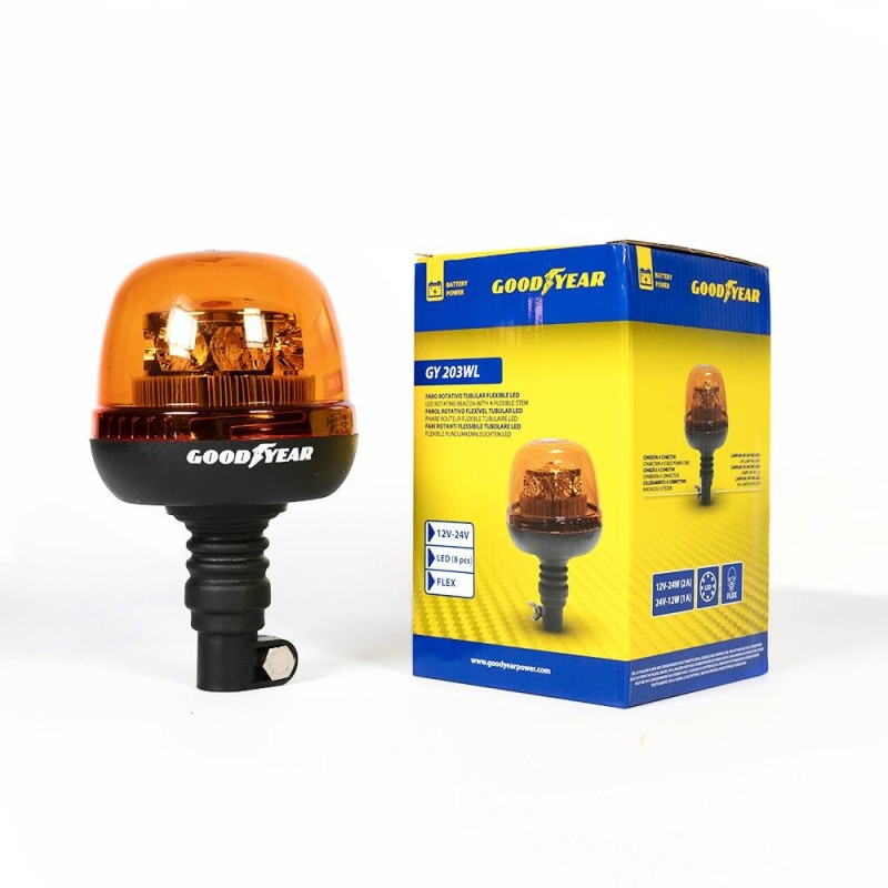 Rotativo Plus Tubular Flexible Led 12/24V - Goodyear GY203WL
